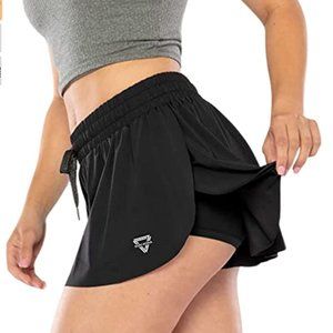 Tik Tok 2 in 1 Flowy Fitness Shorts